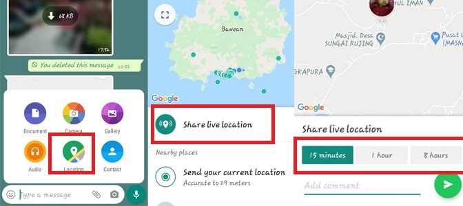 √ 2 Cara Mengetahui Lokasi Seseorang Melalui Whatsapp
